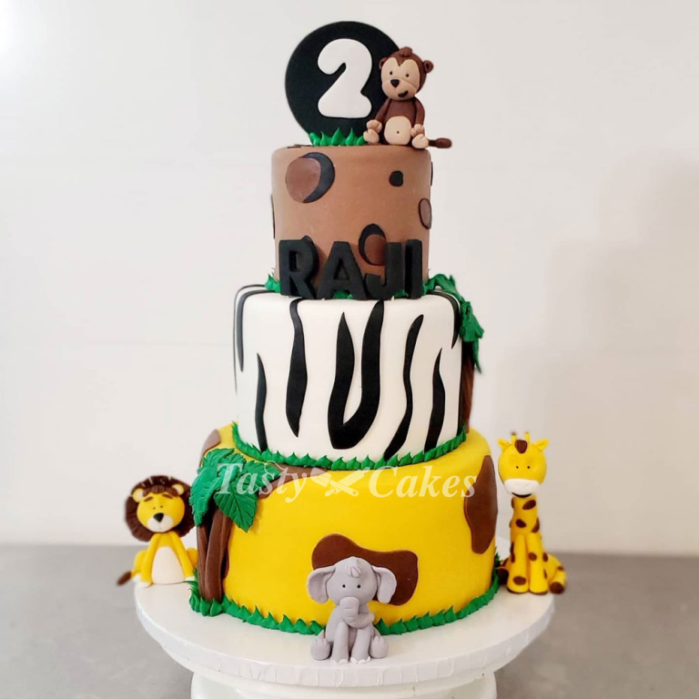 Safari Birthday Cake